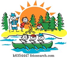 Stick Figure Family Camping Stick Figure Family Camping