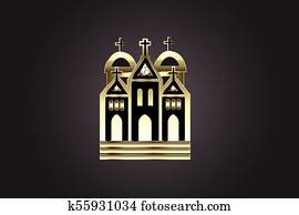 זהוב, כנסייה, איקון, לוגו