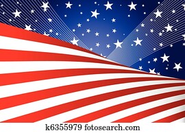 רביעי של יולי, דגל