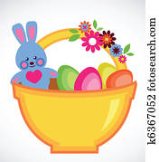 春の花 バスケット カード ベクトル イラスト クリップアート 切り張り イラスト 絵画 集 K Fotosearch