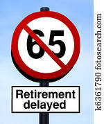 65, פנסיה, אזהרה, תמרור