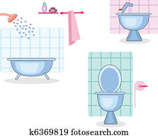 Bathroom and toilet