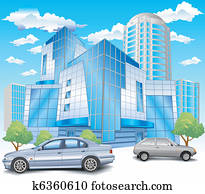 Building with parking  