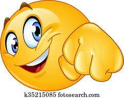 faust, beule, emoticon faust, beule, emoticon