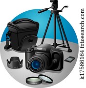 photographie, ausrüstung photographie, ausrüstung