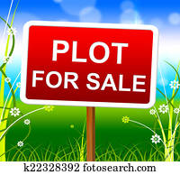 Plot For Sale Represents Real Estate Agent And Lands