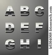 shiny metal letters shiny metal letters