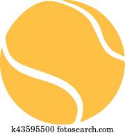 צהוב, כדור טניס