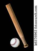 Baseball and bat