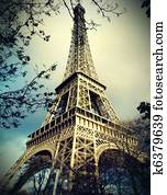 eiffel tower in Paris eiffel tower in Paris