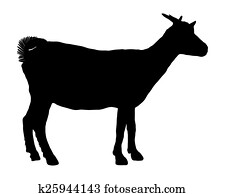 Goat silhouette Goat silhouette