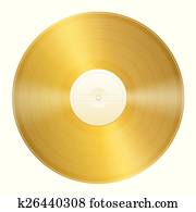 Gold Record Photos | Our Top 1000+ Gold Record Images | Fotosearch