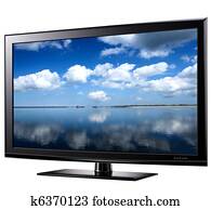Modern widescreen tv Modern widescreen tv