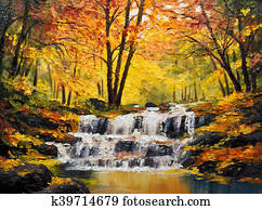 oil painting on canvas, watercolor oil painting on canvas, watercolor
