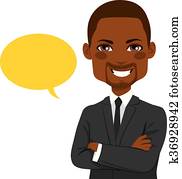 sicher, geschäftsmann, ballon