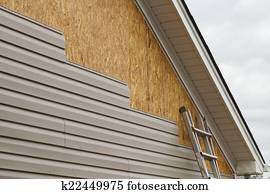 Vinyl Siding Installation On A House In The South Vinyl Siding Installation On A House In The South