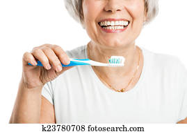Brushing teeth