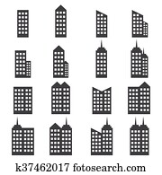 bürogebäude, symbol