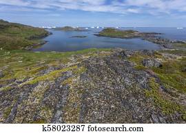 rocky coastline of Fogo Island