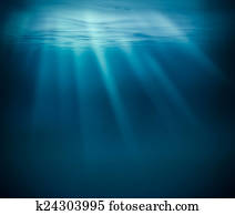 Sea deep or ocean underwater Sea deep or ocean underwater