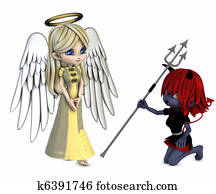 angel and devil angel and devil