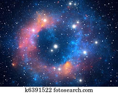 Colorful space star nebula Colorful space star nebula