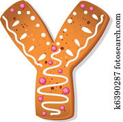 cookies letter Y cookies letter Y