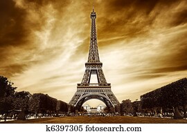 Eiffel tower in Paris Eiffel tower in Paris