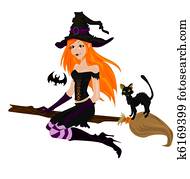 halloween boszorkány