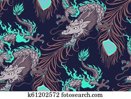 pattern of asian dragon pattern of asian dragon
