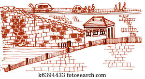 porto, porto, esboço porto, porto, esboço