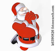 praying santa praying santa