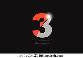 رقم 11 إلى داخل أشيب اللون البرتقالي ب شارة ايقونة صمم Clipart K66225430 Fotosearch