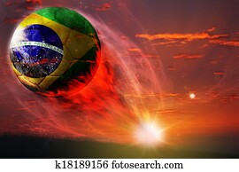 Brasil ball in galaxy, world cup 2014 Brasil ball in galaxy, world cup 2014