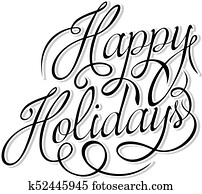 Happy Holidays text Happy Holidays text