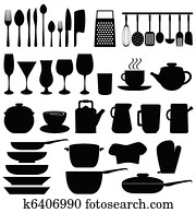 Kitchen utensils and objects Kitchen utensils and objects