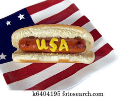 letnie święto, hot dog