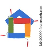 painting the symbol of home painting the symbol of home