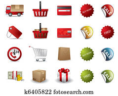 Shopping icons Shopping icons