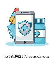 smartphone with drugs telemedicine technology smartphone with drugs telemedicine technology