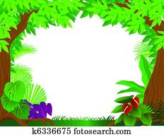 Tropical rainforest background Tropical rainforest background