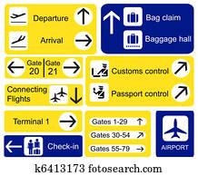 Airport signs Airport signs