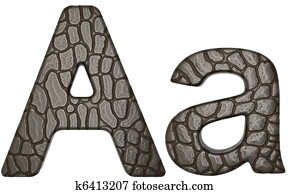 Alligator skin font A lowercase and capital letters Alligator skin font A lowercase and capital letters