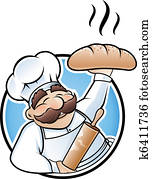 Baker illustration Baker illustration