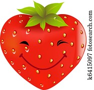 Cartoon Strawberry Cartoon Strawberry
