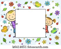Children's frame. Children's frame.