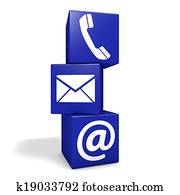 Contact Us Internet Concept