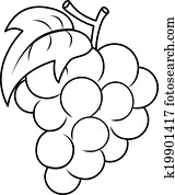 Grape Coloring Page
