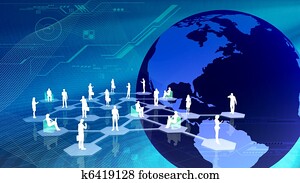 sociaal, netwerk, communitty