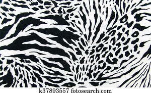 texture of print fabric striped zebra and leopard for background texture of print fabric striped zebra and leopard for background